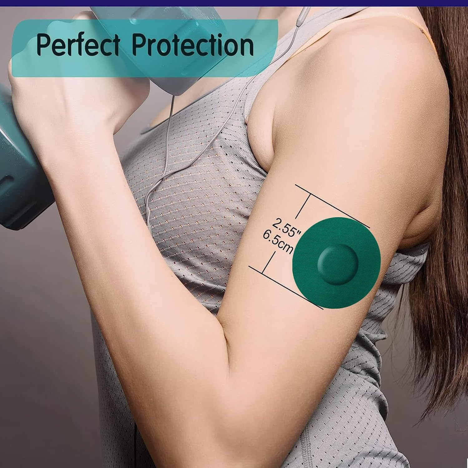 20Pack Libre 3 Sensor Covers,Waterproof Adhesive Patches for Libre 3