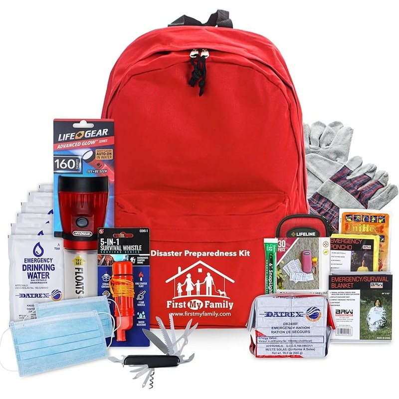 Emergency Survival Kit 72 Hour Backpack Disaster Preparedness Outdoor Essentials