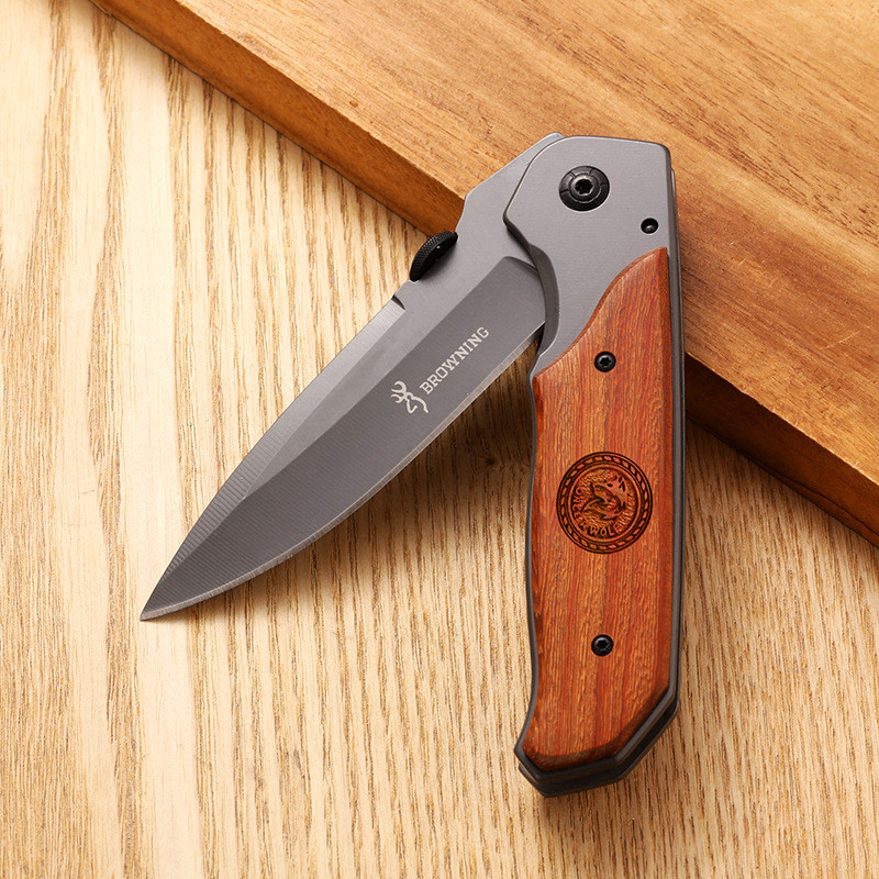 Outdoor Camping survival Hunting Fishing Knife Tactical fruit Folding knife AU