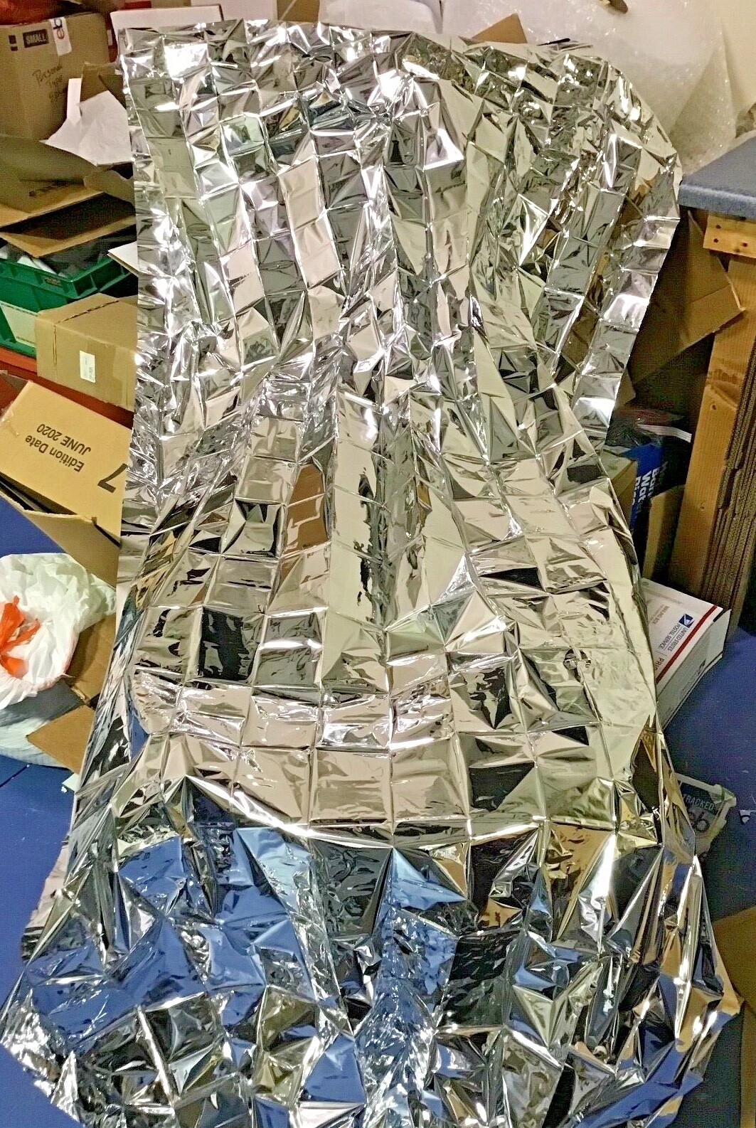 Lot of 7 Emergency Survival Rescue Blankets Doomsday/ Prepper/ Emergency – Mylar