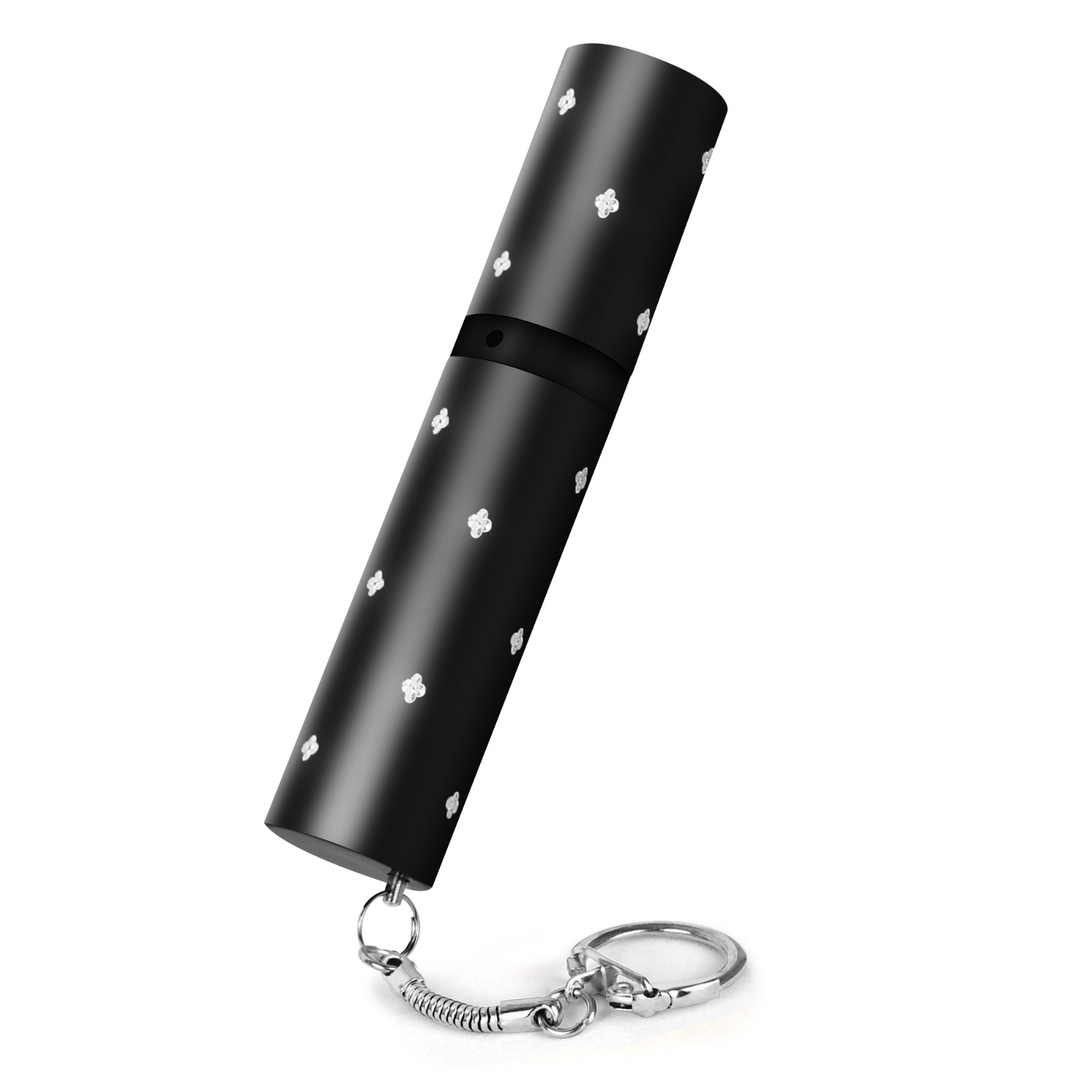 Lipstick-Shaped Self-Defense Device with 110 Lumen Flashlight & Keychain