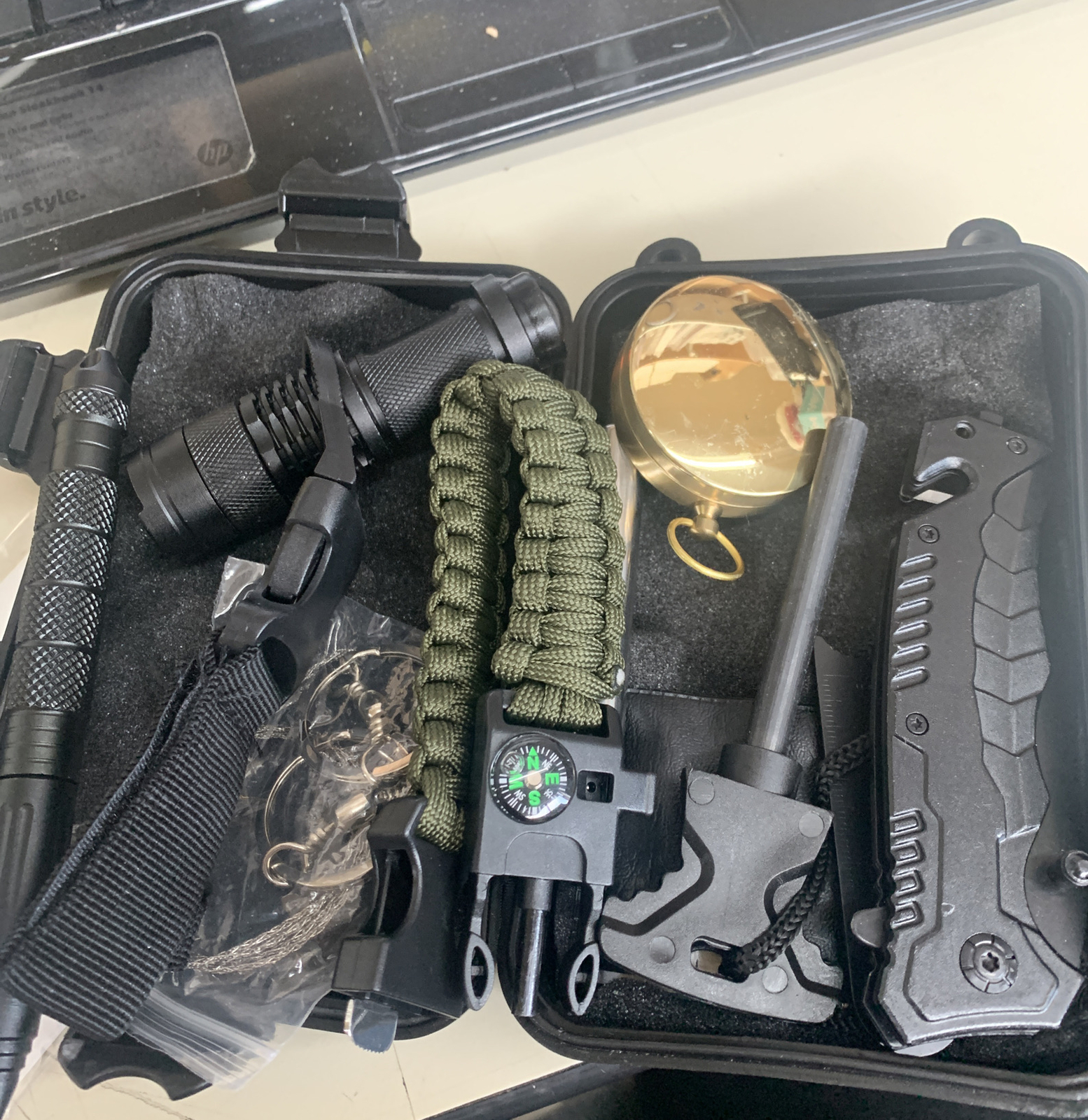 Spunker 15 In 1 Survival Kit Cool Gadget Hunting, Hiking, Camping