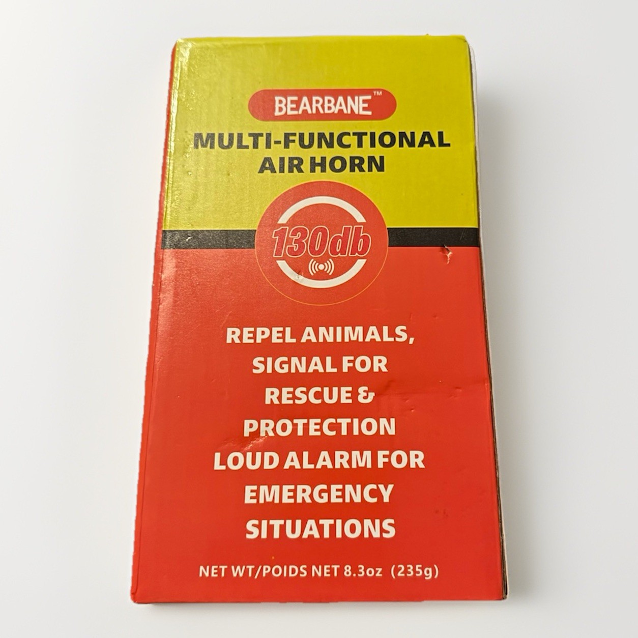 Bearbane Multifunctional Air Horn Repels Bears Self Defense New