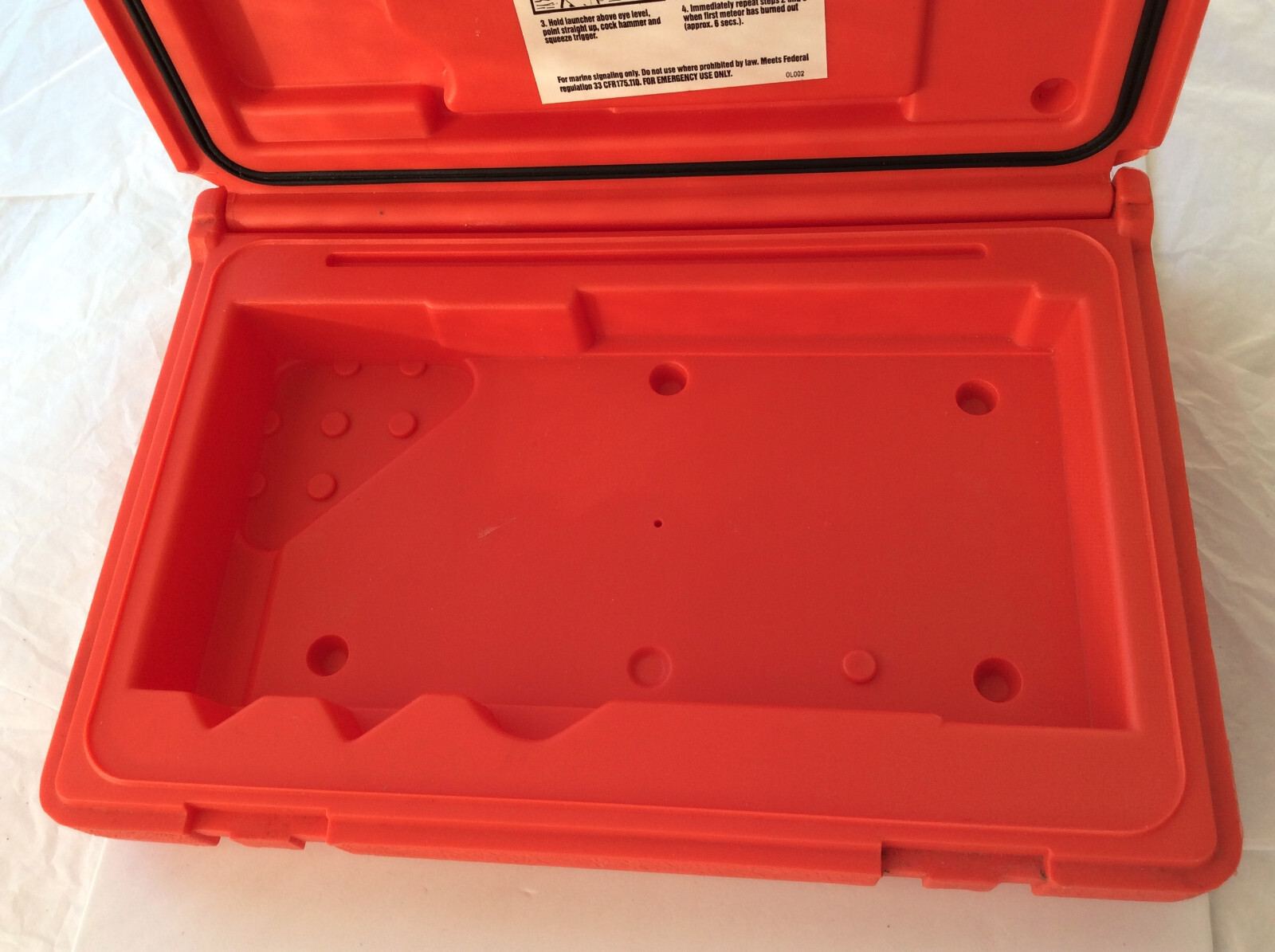OLIN Emergency Marine Flare Signal Kit, Carrying Case Only