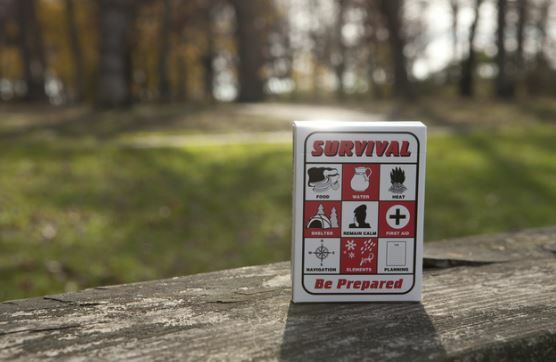 Speedhook Survival Playing Cards With Info on Surviving in Outdoor Emergencies