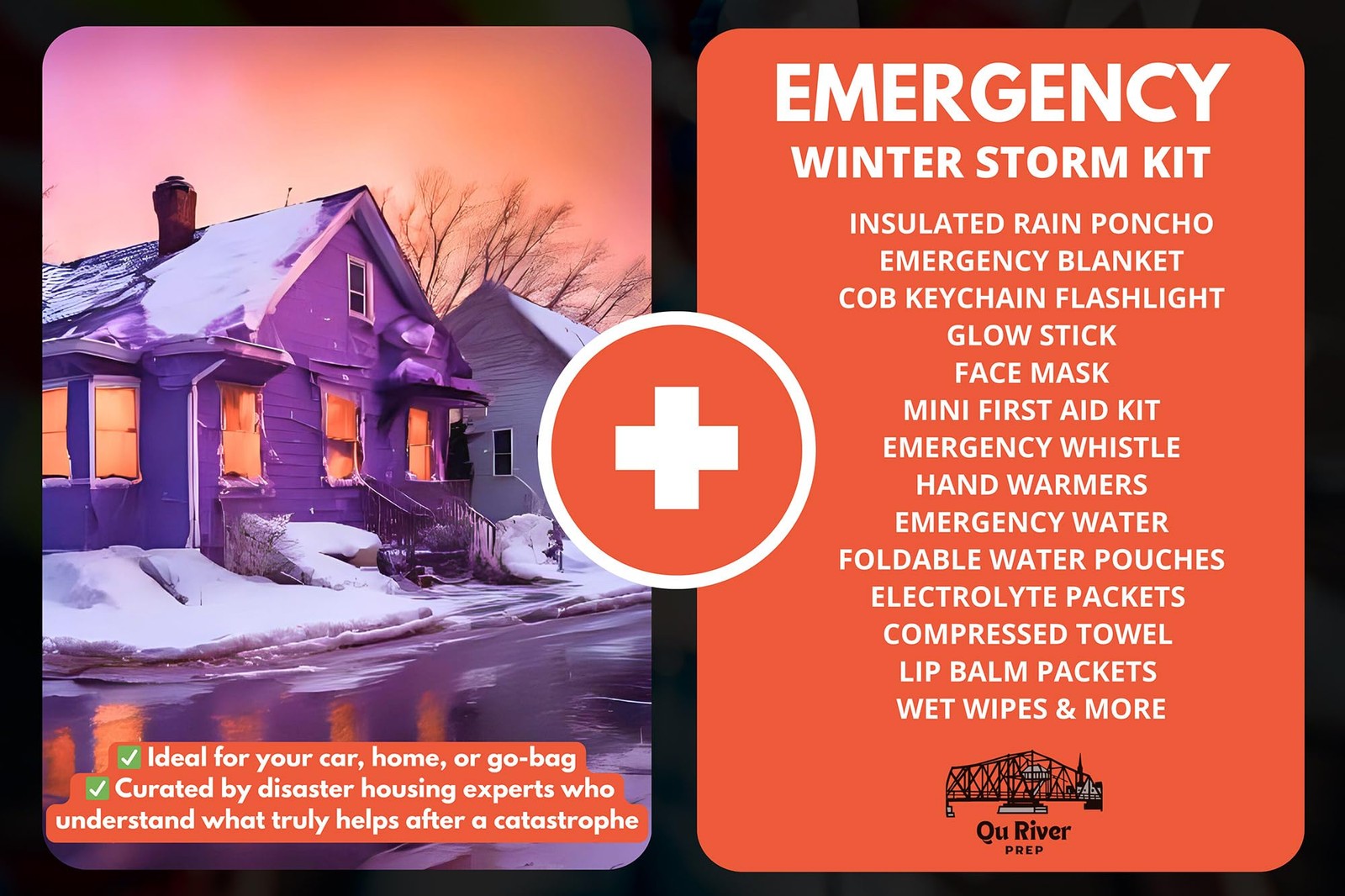 Emergency Kit – Winter Storm & Ice Storm Survival Kit, Power Outage Preparedn…
