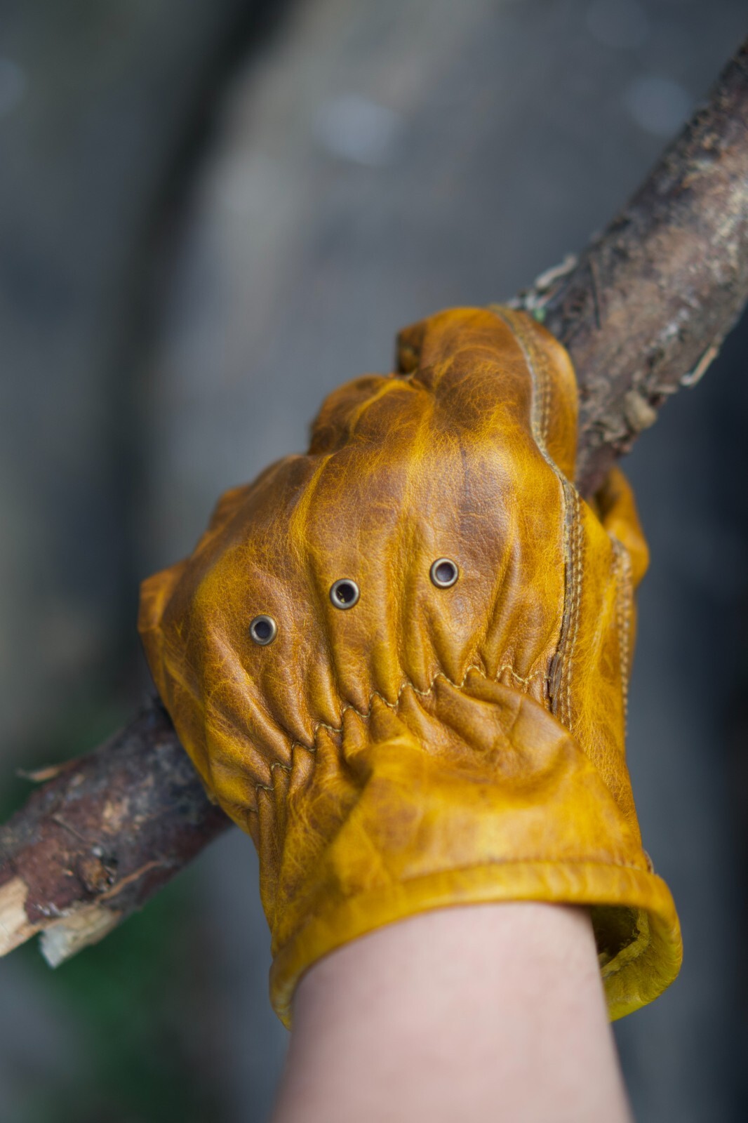 Bushcraft Leather Gloves, Fire Resistant Leather Gloves, Elegant Leather Gloves