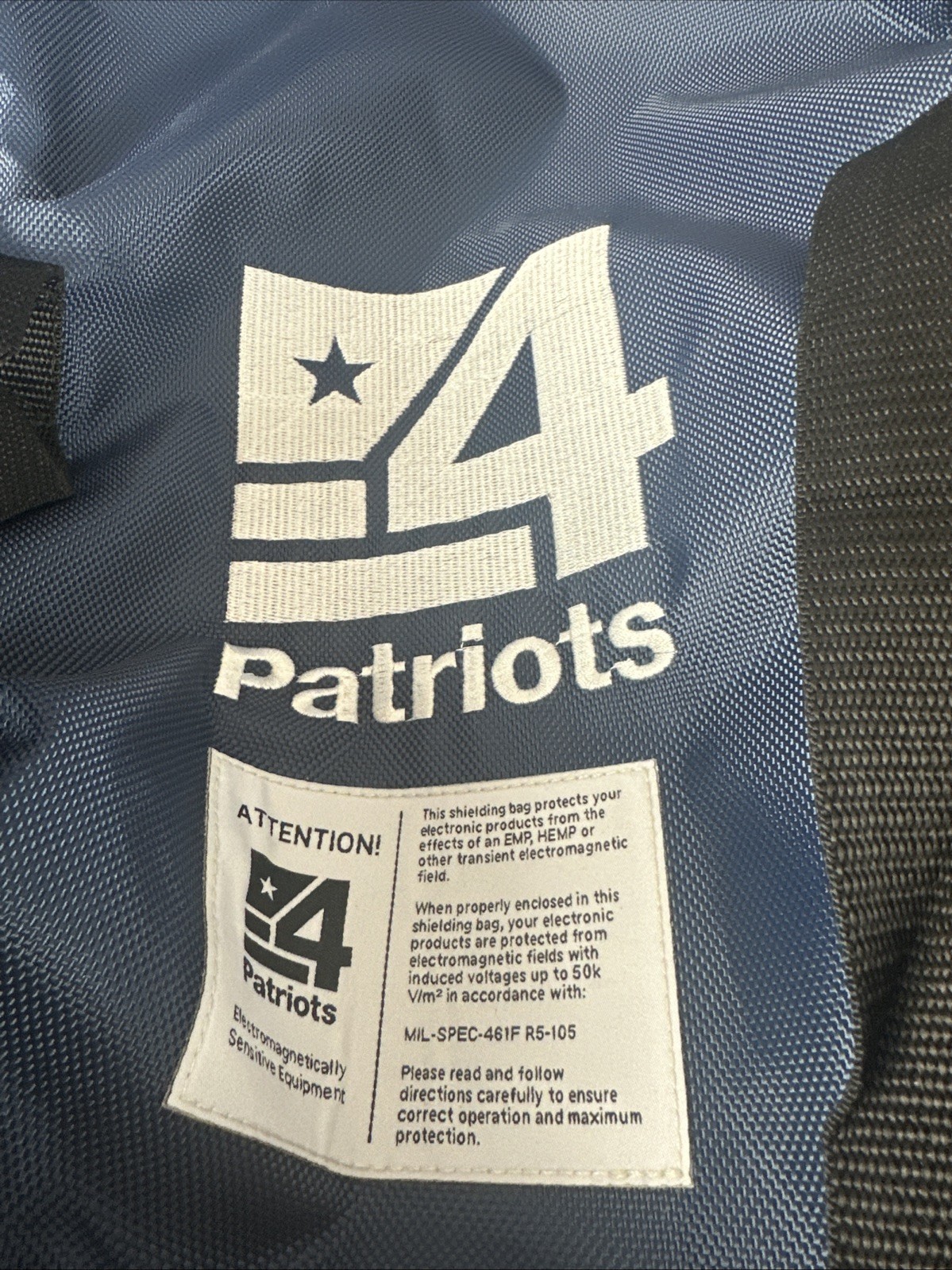 4Patriots EMP Protection Shielding Bag For Electronics Size XL Very Large