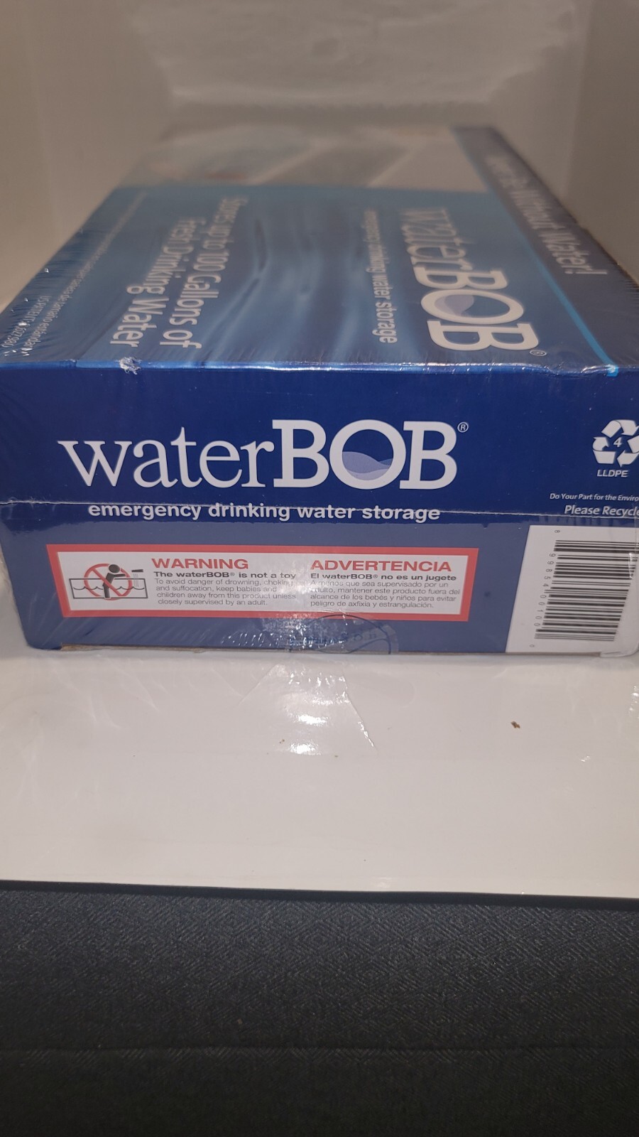 Water BOB Survival Emergency Drinking Fresh Water Storage 100-Gallons Kit SEALED