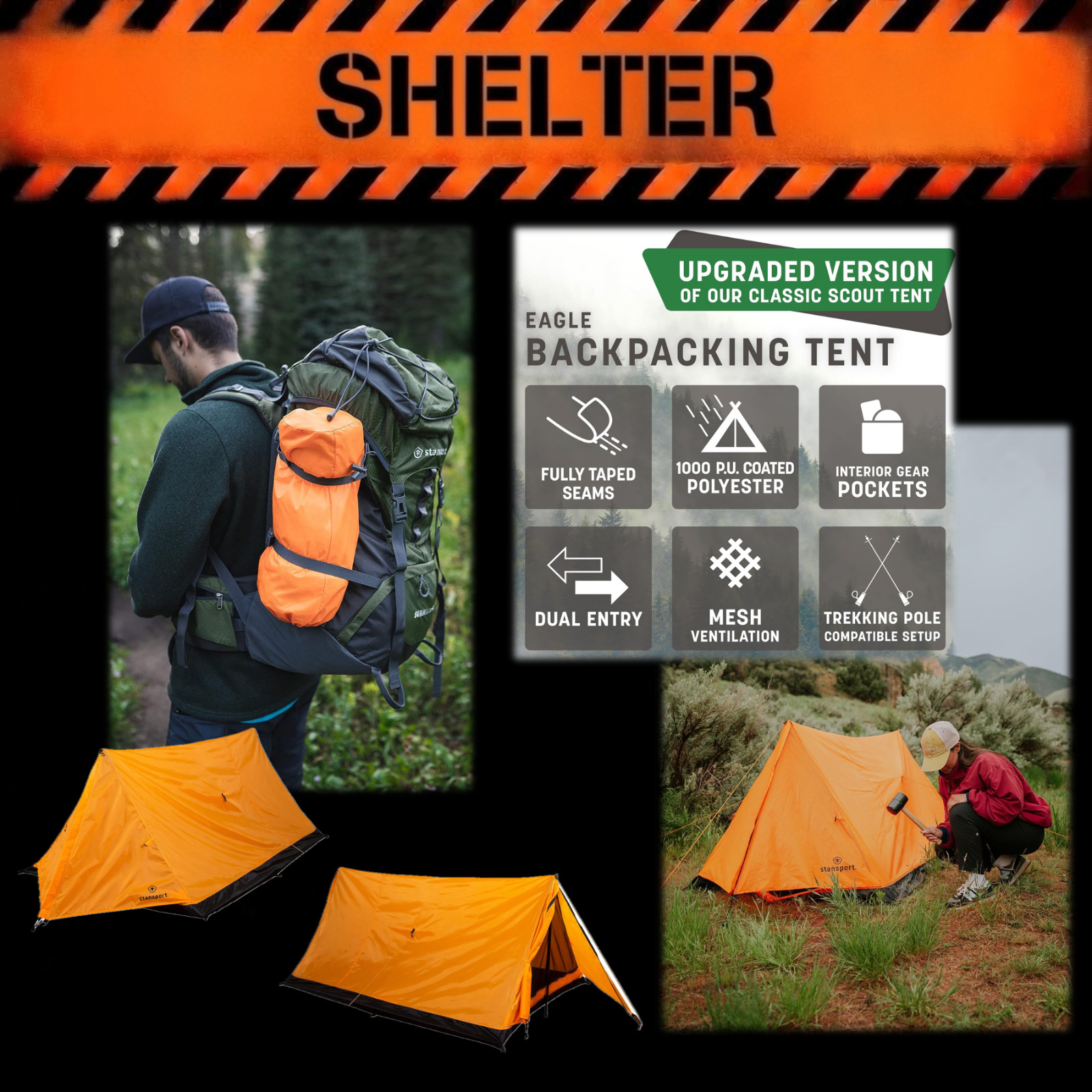 Emergency / Survival Kit / Bug Out Bag / Tactical Backpack / Two-Man 72+ Hours