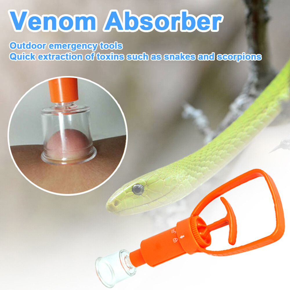 Versatile Robust Easy to Use Wilderness Snake & Bee Bite Vacuum Poison Extractor