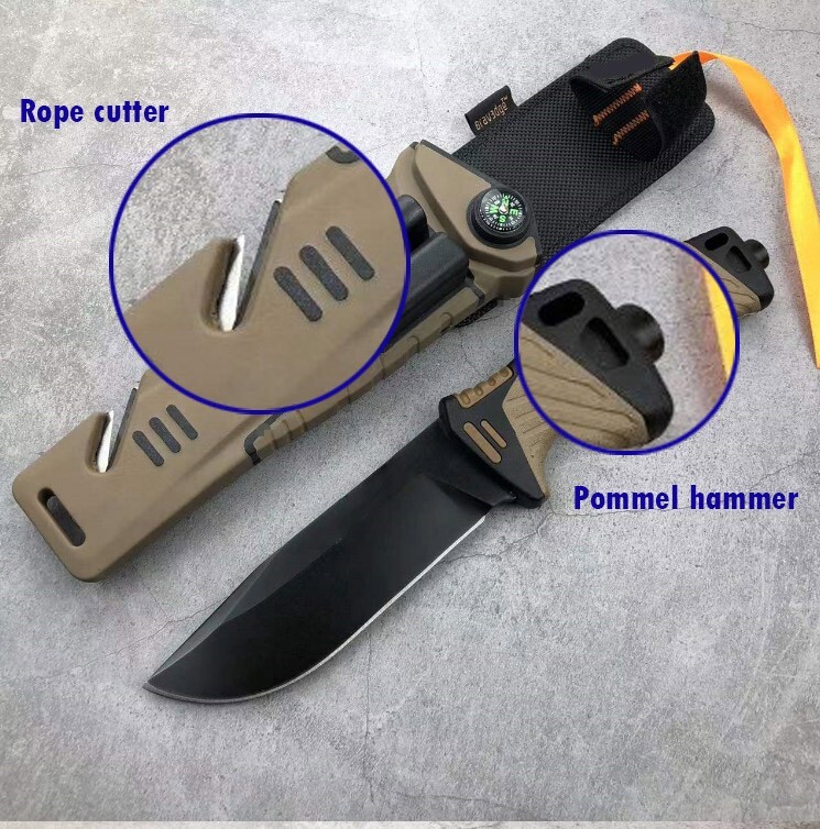 Survival Knife/Survival Bag w IFAK/Water Purification System/Multitool/MUCH MORE