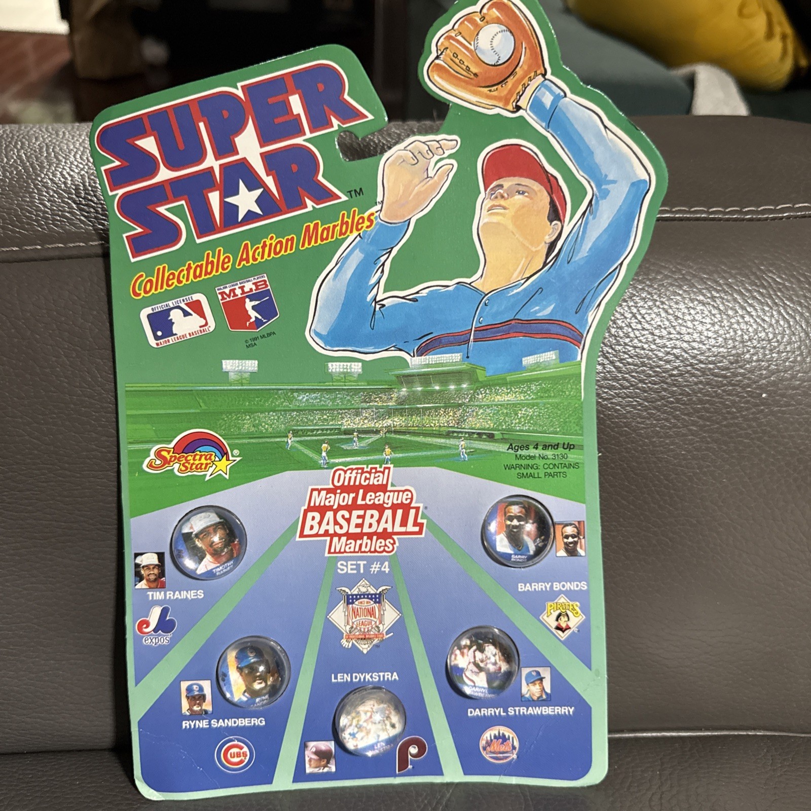 Baseball Super Stars Marbles Set 1 2 3 4 Ken Griffey Jr Nolan Ryan Barry Bonds