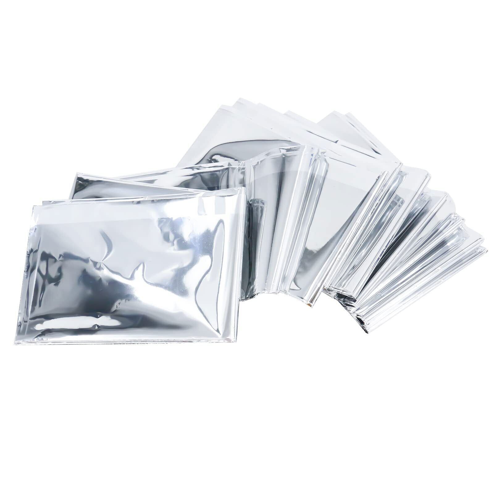 4 Pack Emergency BLANKET Thermal Survival Safety Insulating Mylar Heat 84″ X52″