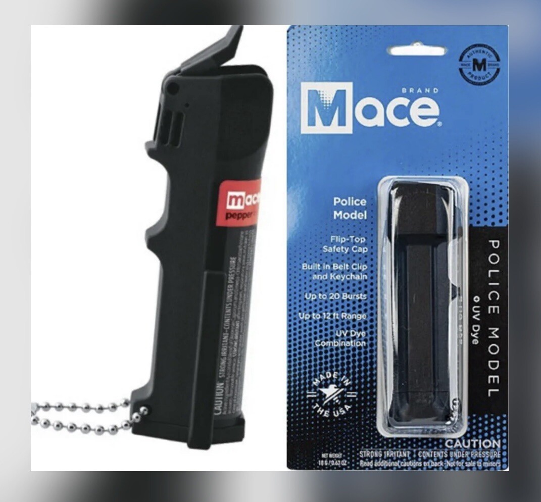 MACE POLICE DEFENSE Pepper GUARD Spray FLIP TOP Self Home SAFETY SECURITY ATTACK