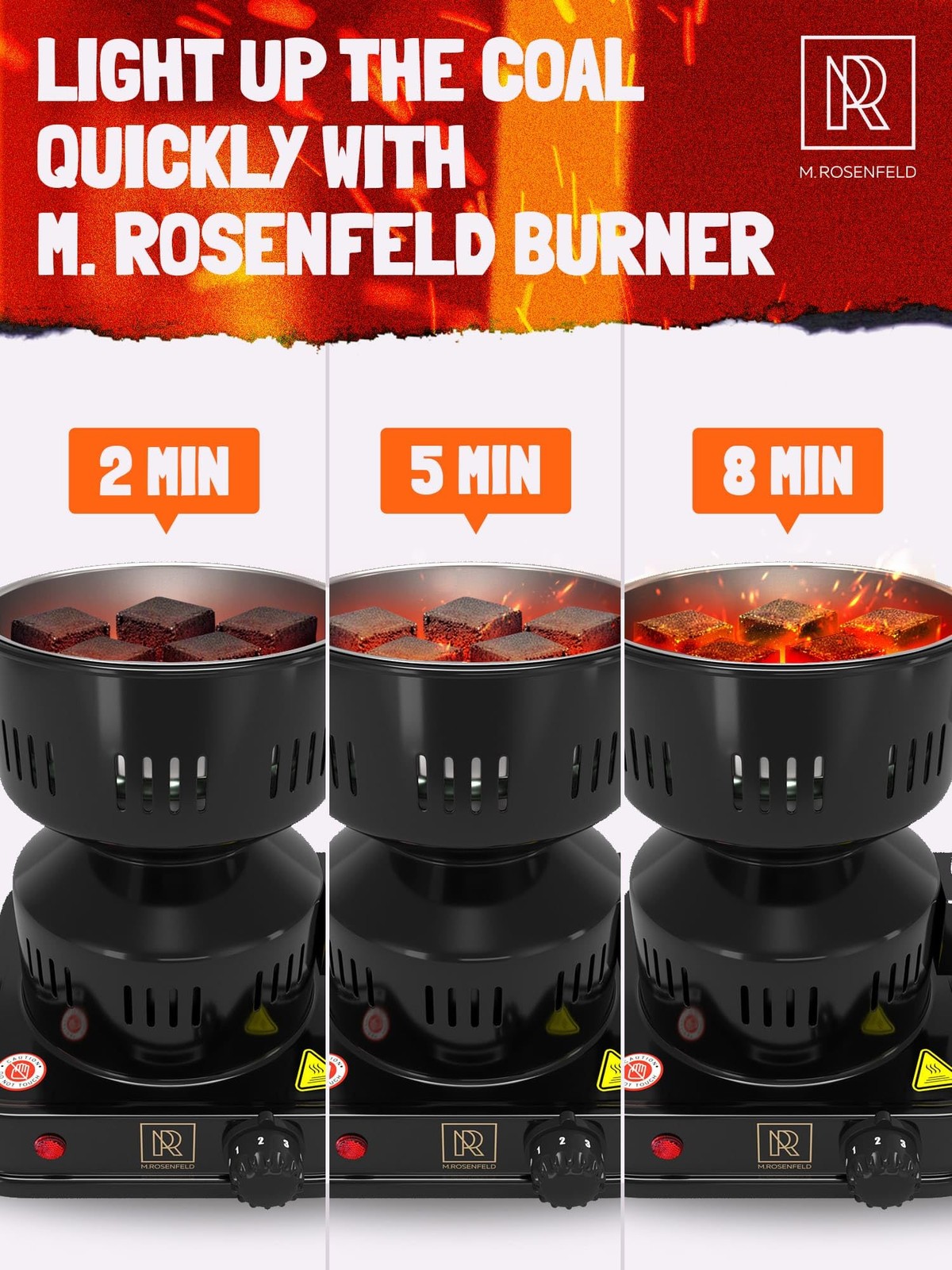 PRO Multipurpose Electric Charcoal Starter – version Black Burner
