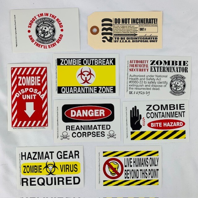 New Zombie Outbreak Survival Kit w/Electronic Training Supplement Disc Z.E.R.O.