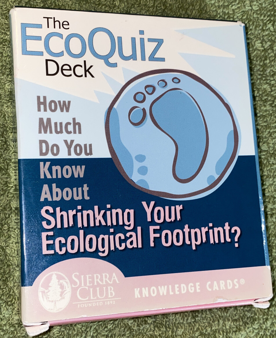Sierra Club The Echo Quiz Deck Knowledge Cards Sealed Deck