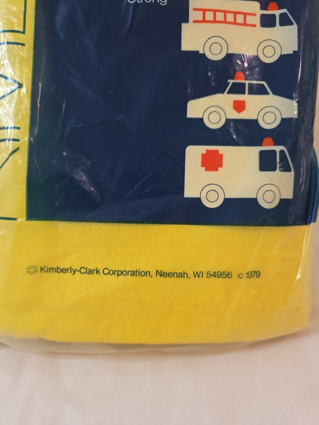 Emergency Blanket Vintage 1979 60″ X 90″ Camping Cold Weather Yellow Disposable