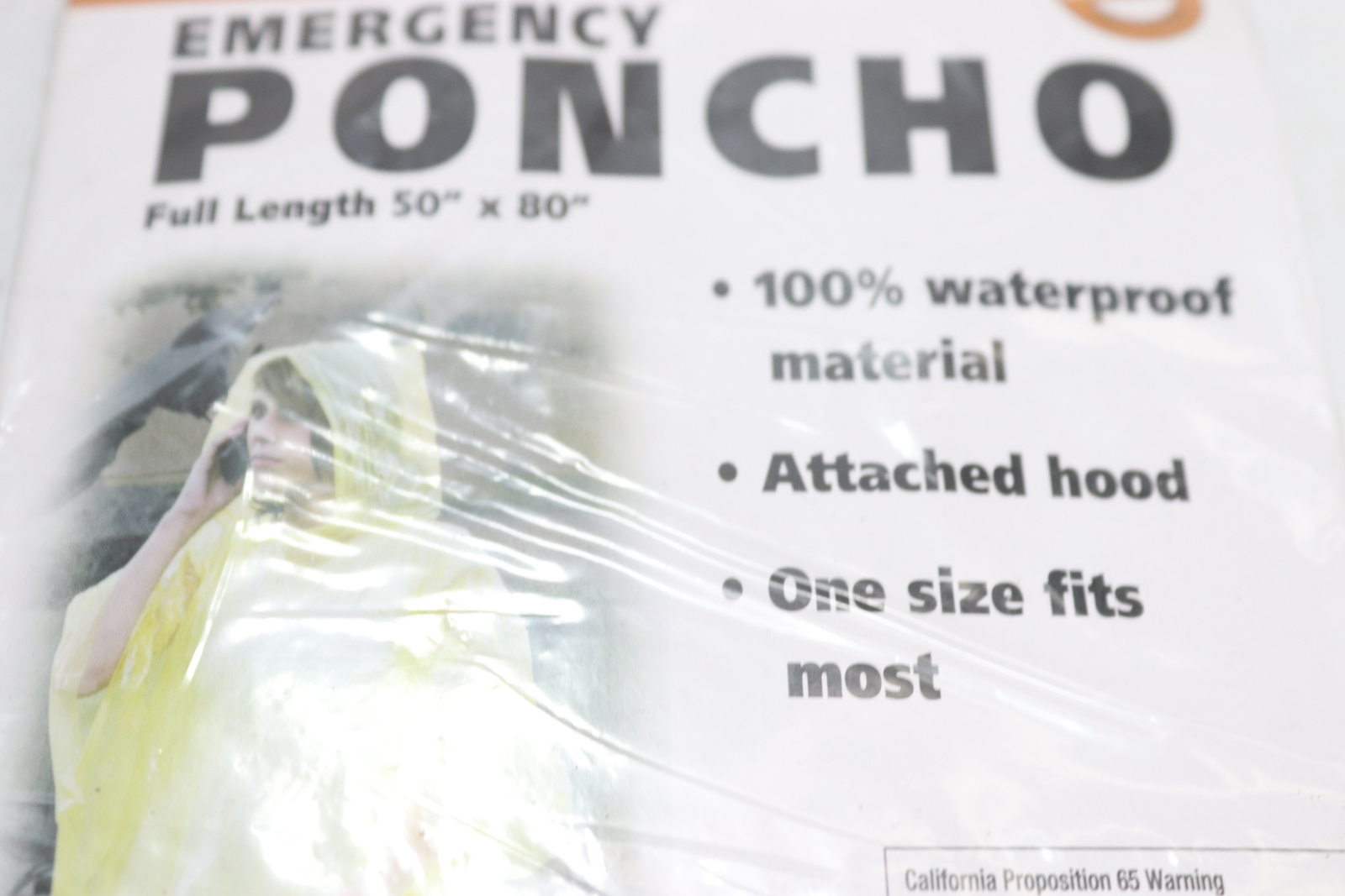Boulder Creek Emergency Poncho Green/Light Moss PVC 50″ x 80″ 60010CM
