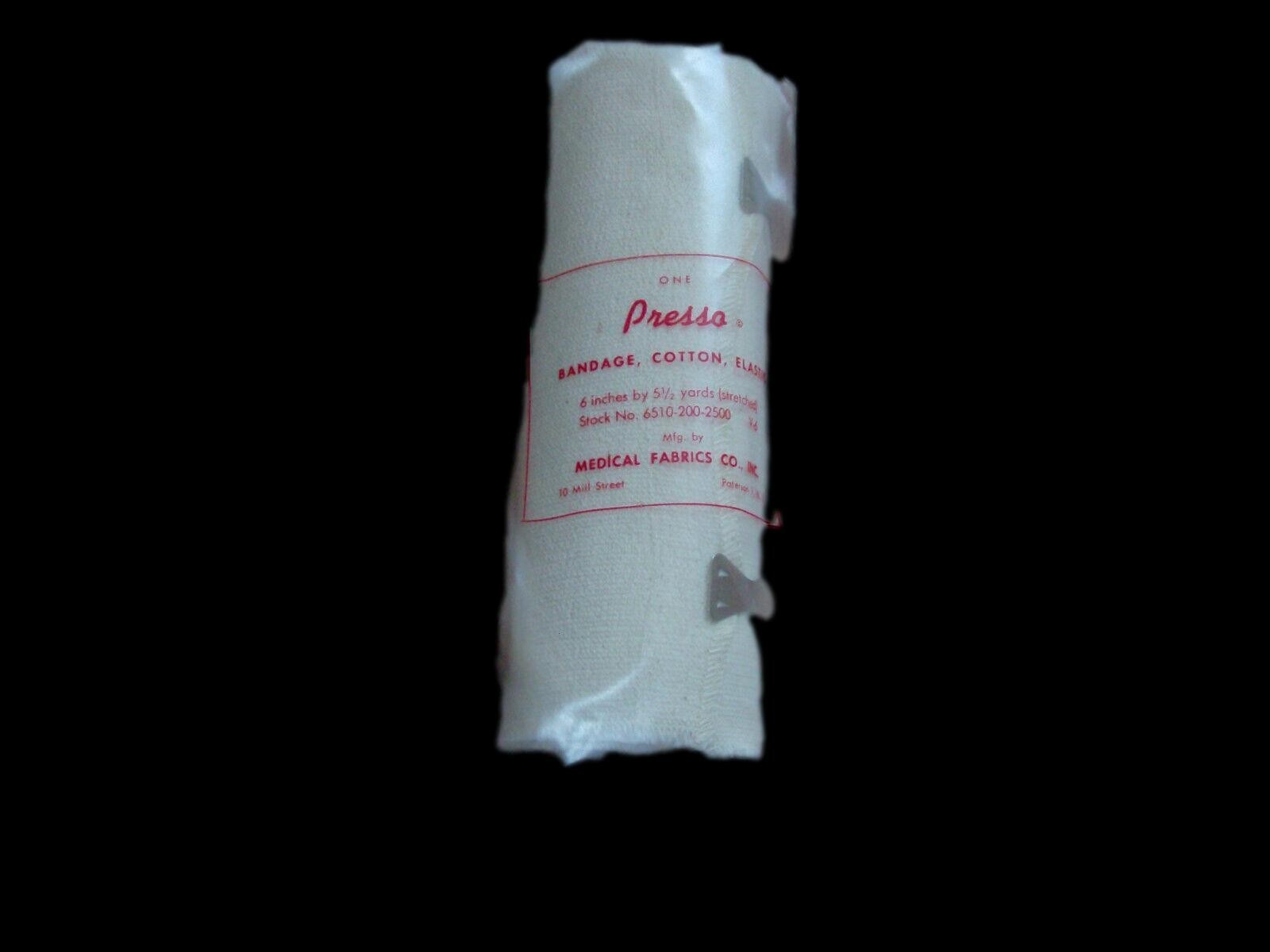 GENUINE U.S MILITARY ISSUE COTTON ELASTIC PRESSURE BANDAGE NEW SEALED 6″ WIDE