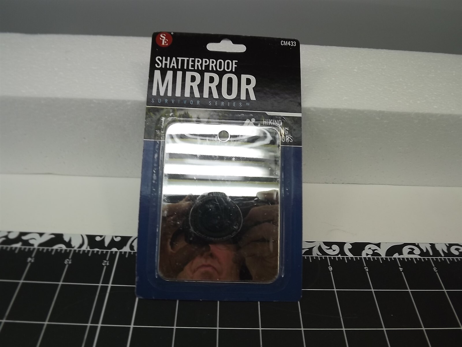 New Outdoor Mirror Camping Hiking Survival Heavy Duty Mirror Double Sided