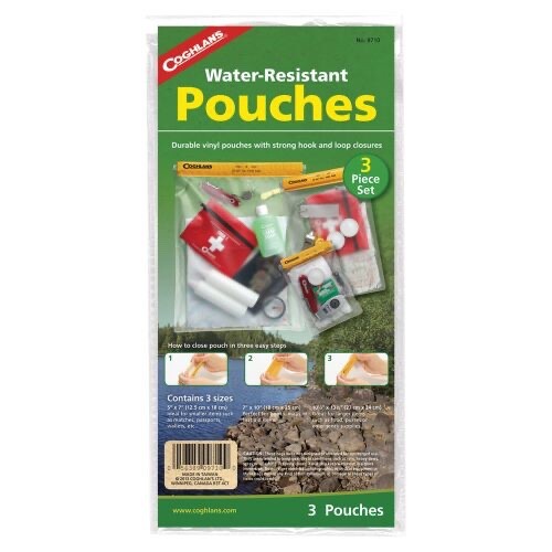 Coghlans Water Resistant Pouches 3-Pack. | 9710.