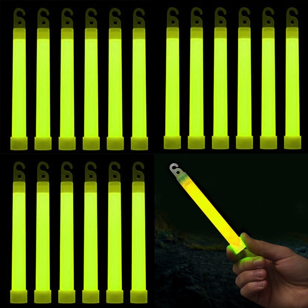 10PCS Green Glow Sticks Emergency Camping Light Party Safety Fluorescent