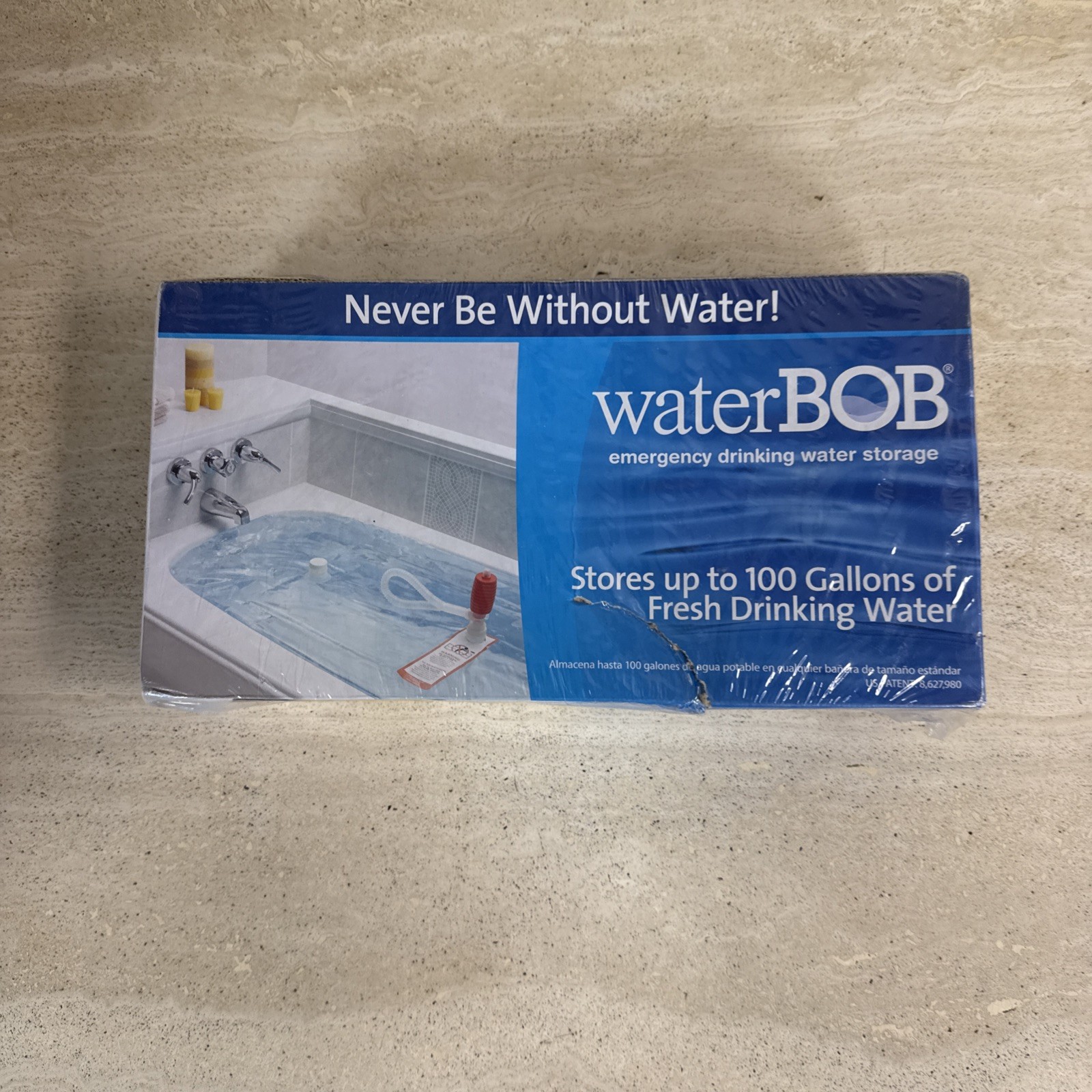 Water BOB Survival Emergency Drinking Fresh Water Storage 100-Gallons Kit-Sealed