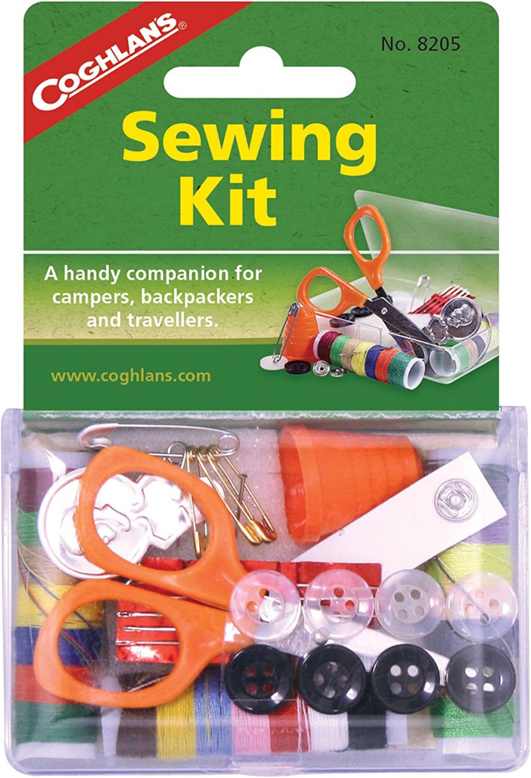 Coghlan’s Sewing Kit 26-Piece Emergency Clothing Repair Kit for Camping Travel