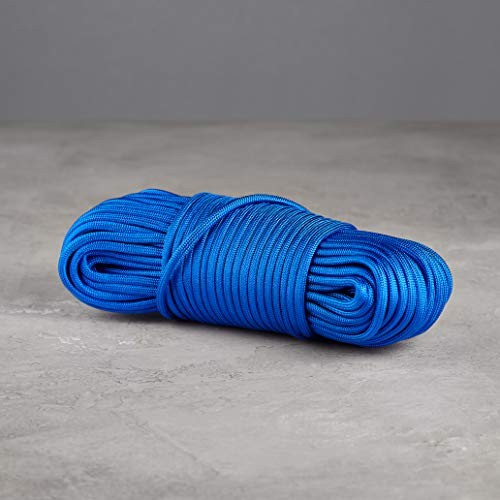 Amazon Basics 550 Type III Paracord, 7-Strand Core, 5/32 in x 100 ft, Blue