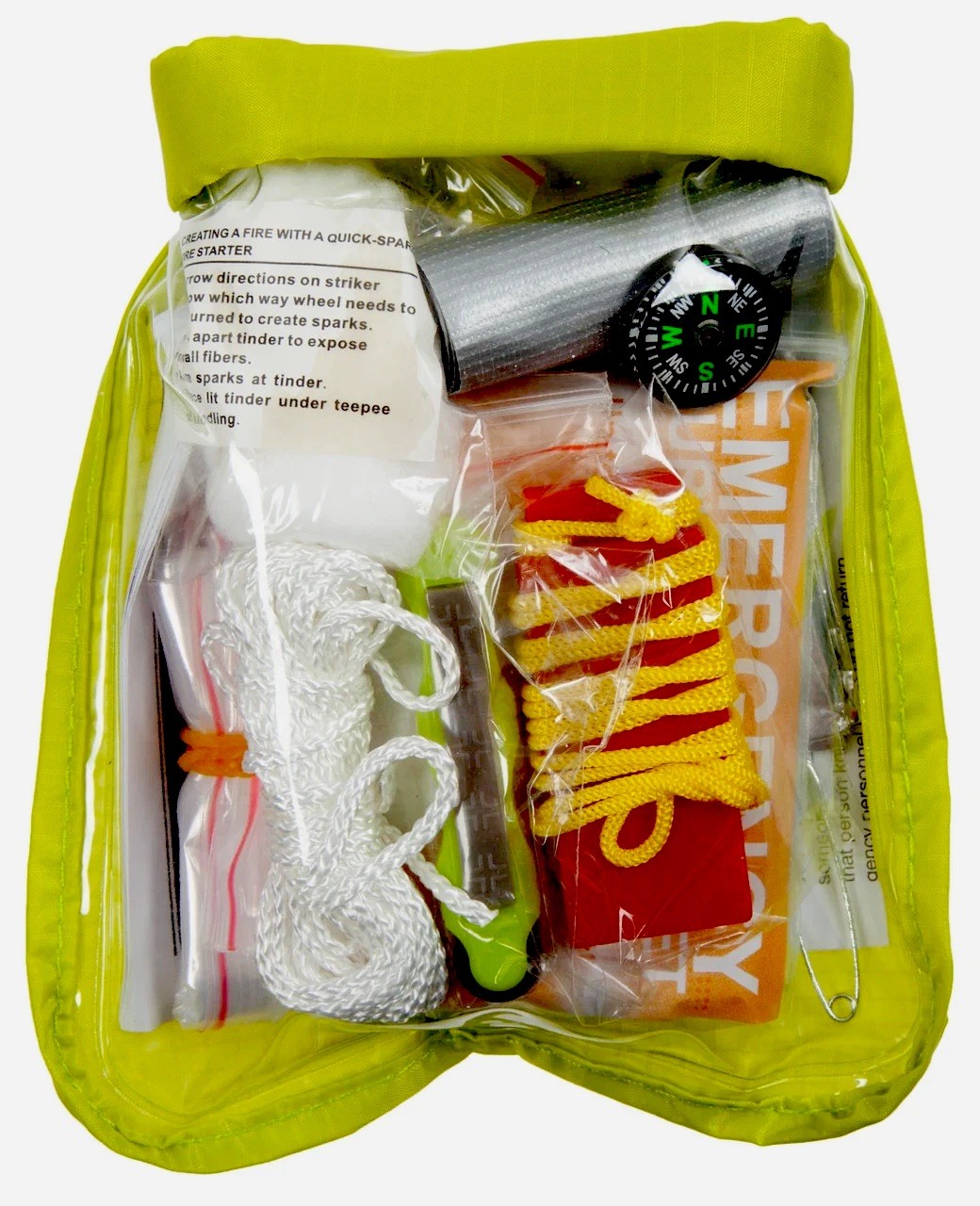 Ultralight Survival Kit – 29 Piece for Auto, RV, Camping, Hiking, Hunting