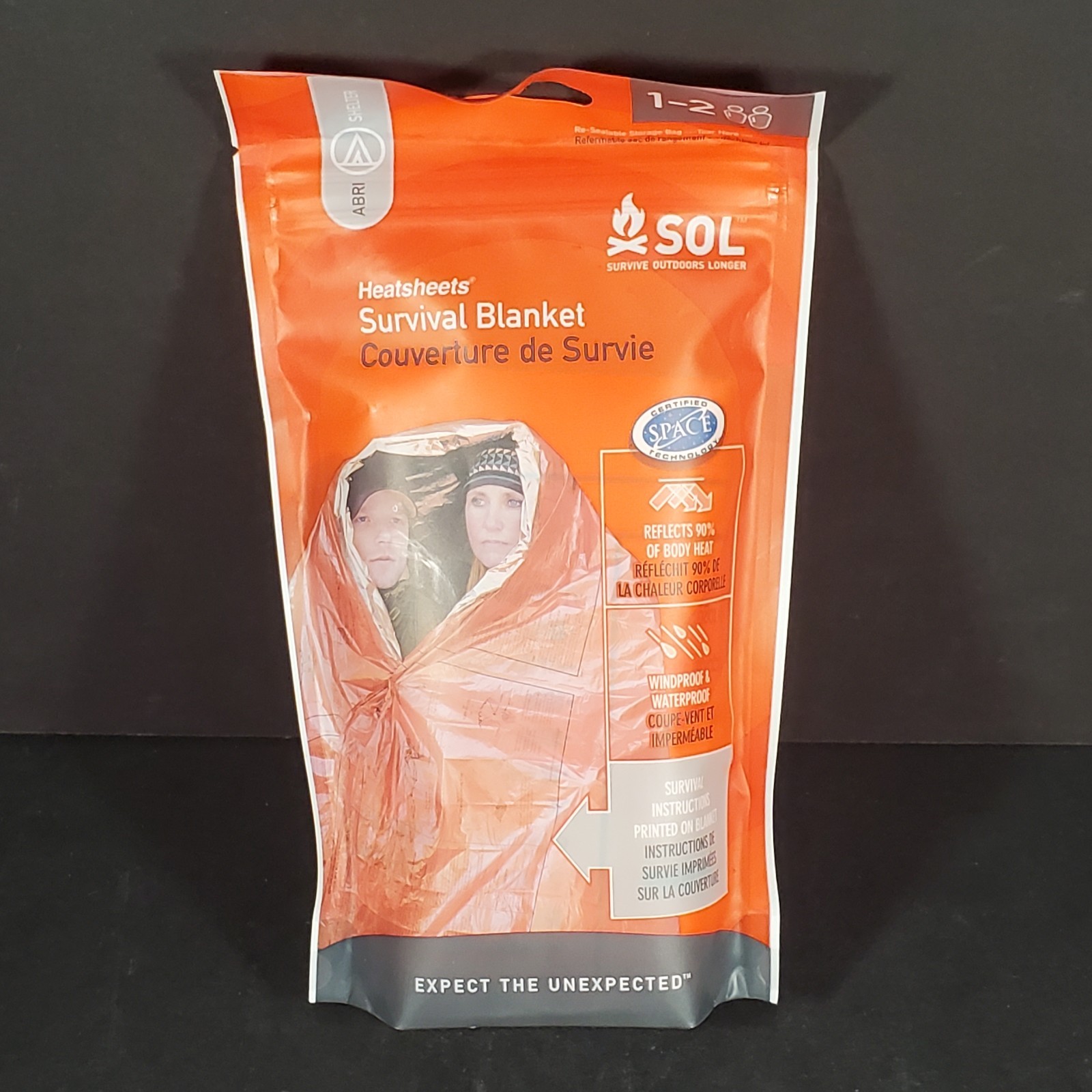 Adventure Medical Kits SOL Heatsheets Emergency Blanket 1-2 Person Survival NEW