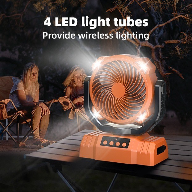 Adjustable Airflow Camping Fan Lightweight Design Great for All Seasons