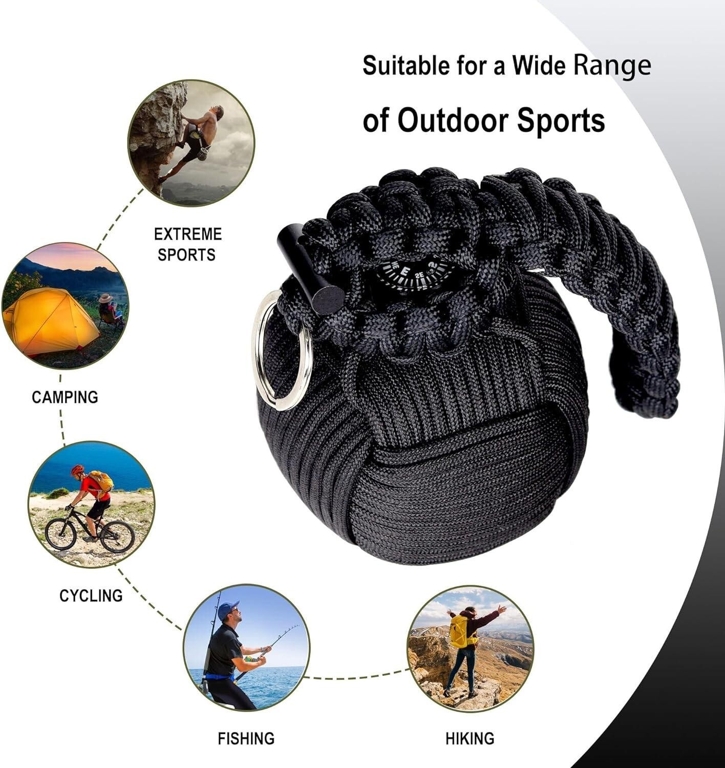 Outdoor camping accessories survival pack emergency gear tools pocket survival