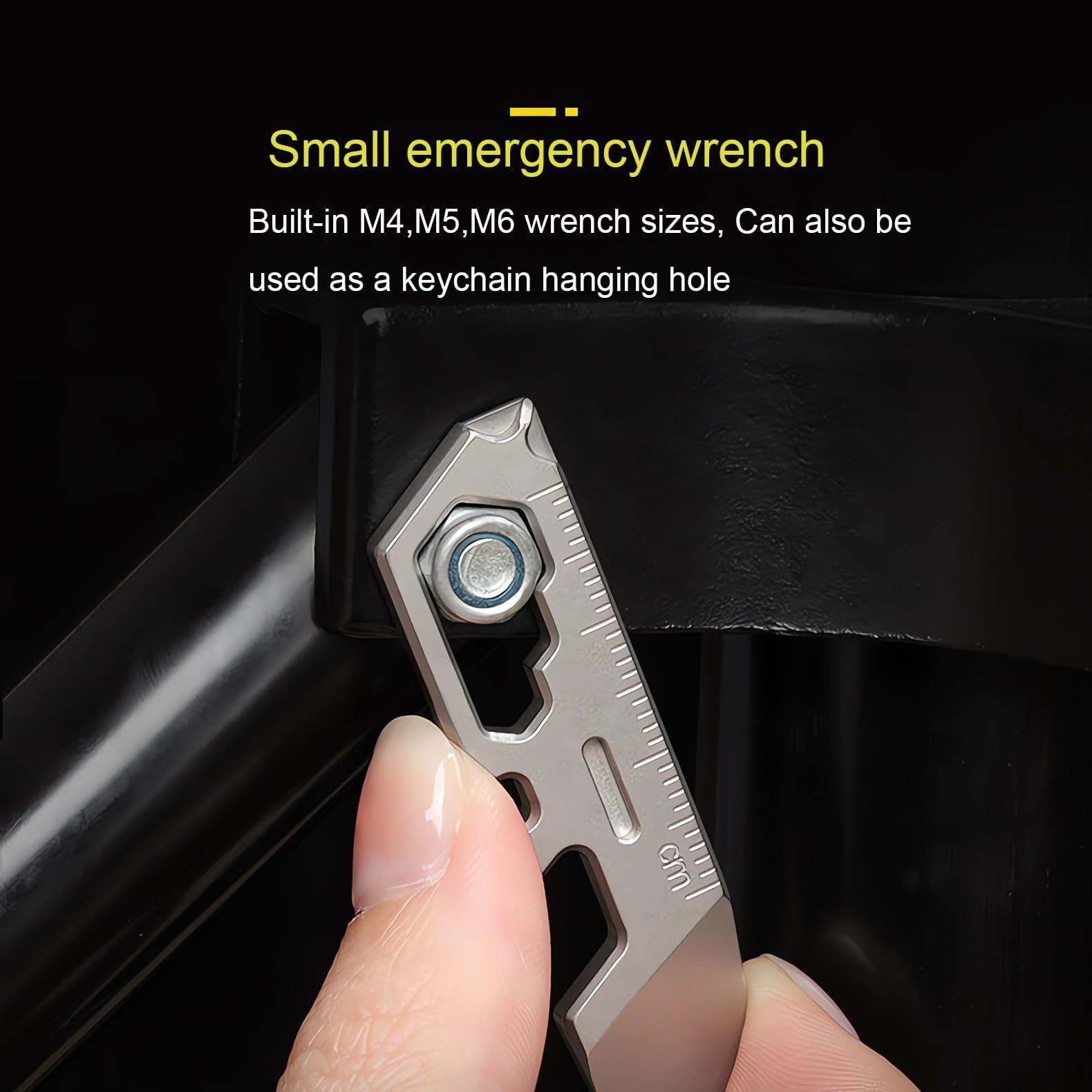 Titanium keychain tool,Lightweight Multipurpose Tool, Can Opener, P… Fast Ship