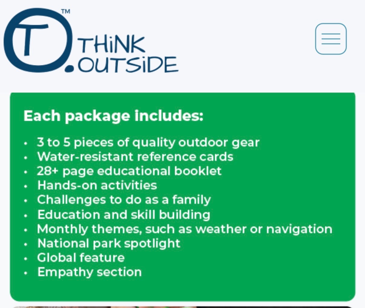 Think Outside Kids Box – Nature Kit w/ Sting & Bite Kit + Magnifier – New-retail