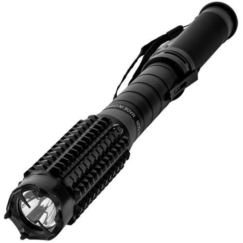 Baddass Stun Gun Flashlight Powerful Security Defense Heavy Duty Rechargable