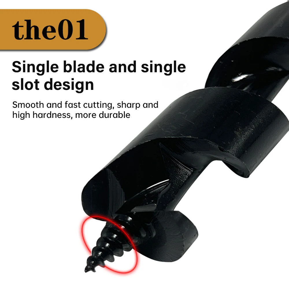 Carbon Steel Manual Auger Manual Survival Drill Center Drill Outdoor Hand Drill