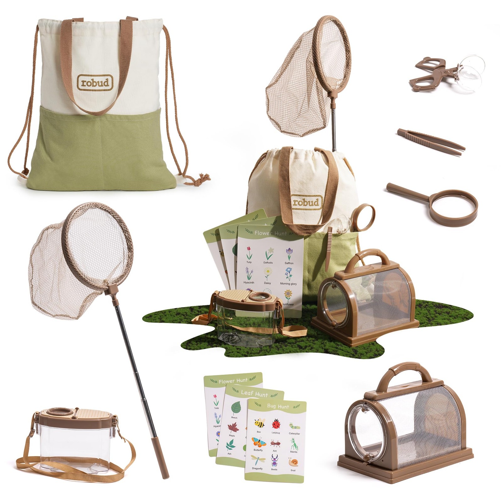 Explorer Set for Kids, Explorer Set with Insect Catcher, Magnifier, Insect Beoba…