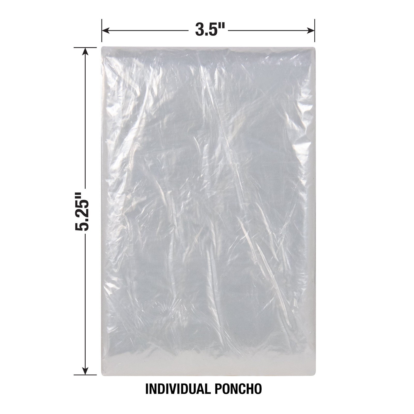Ozark Trail Clear Emergency Poncho – 10 Pack