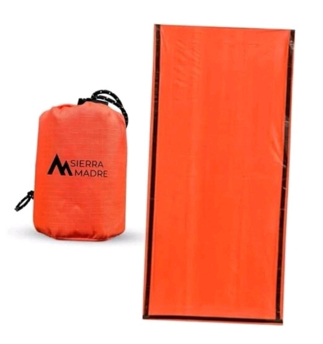 Emergency Sleeping Bag – Ultralight, Waterproof Mylar Thermal Bivy Pack of 1