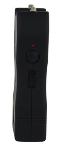 Mini Hand Pocket WOMEN Stun Gun BLK Rechargeable 80 Million Volt LED w/ HOLSTER