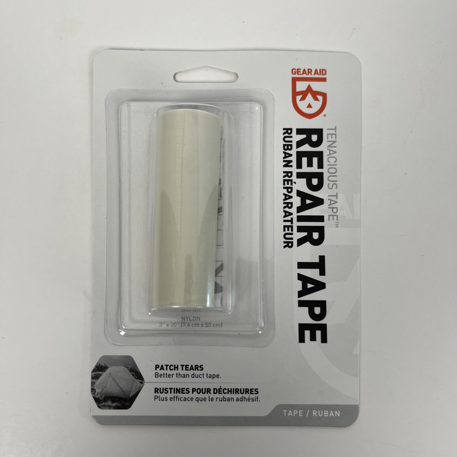 GEAR AID Tenacious Tape Repair Tape 3″ x 20″ Off White Nylon