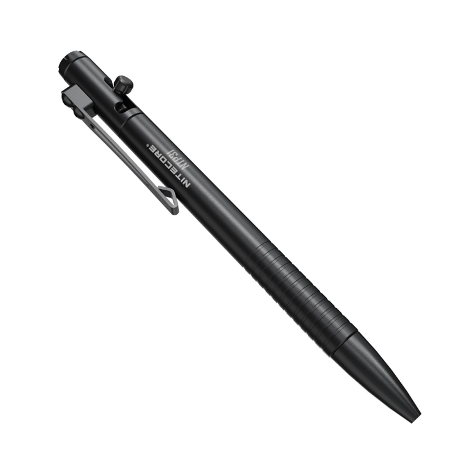 NITECORE NTP31 Bolt Action Aluminum Alloy Tactical Pen W/ Tungsten Glass Breaker