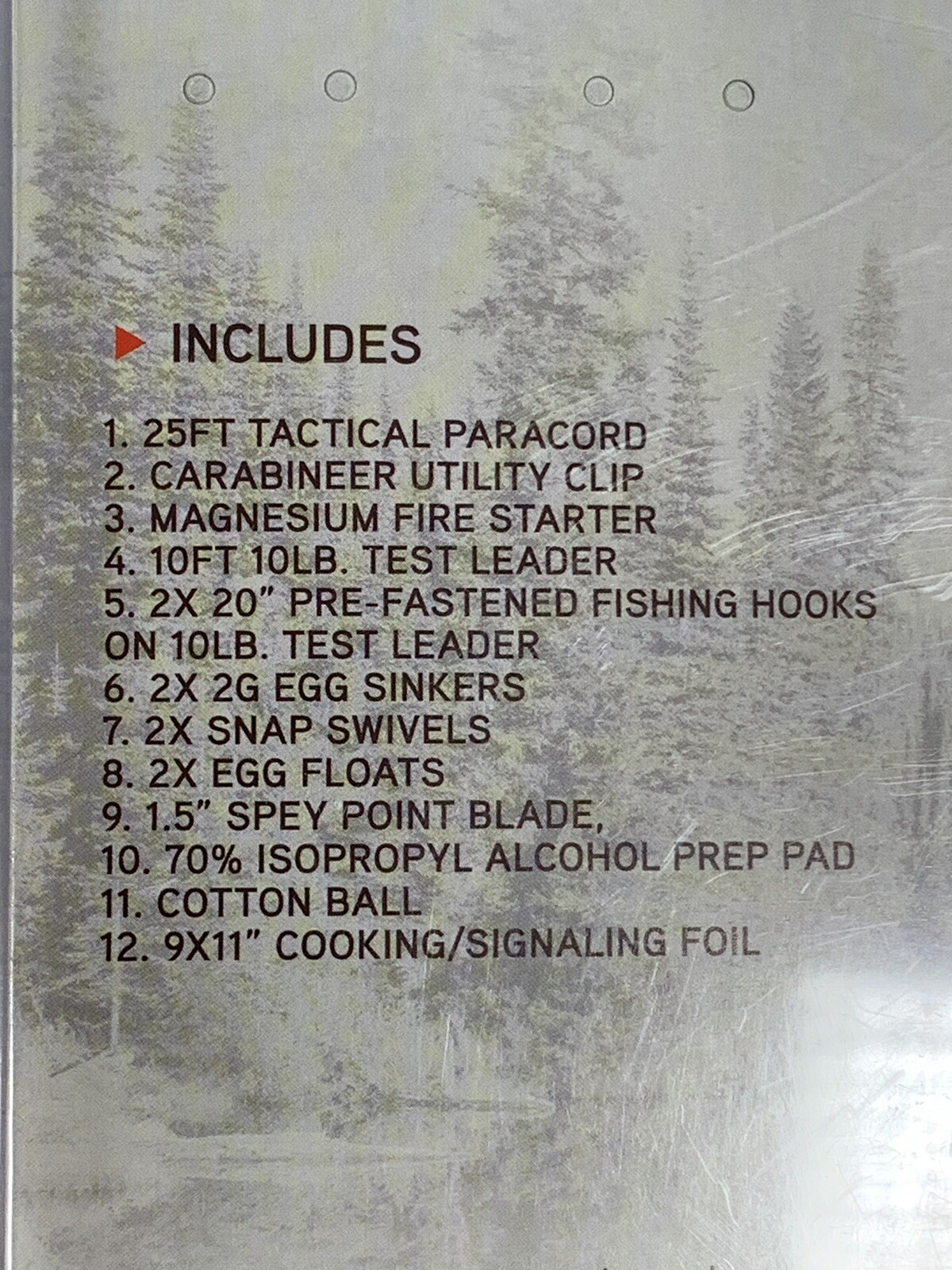 High Sierra Brand Paracord Bundle 16 in 1 Survival & Fishing Tool | New – SEALED