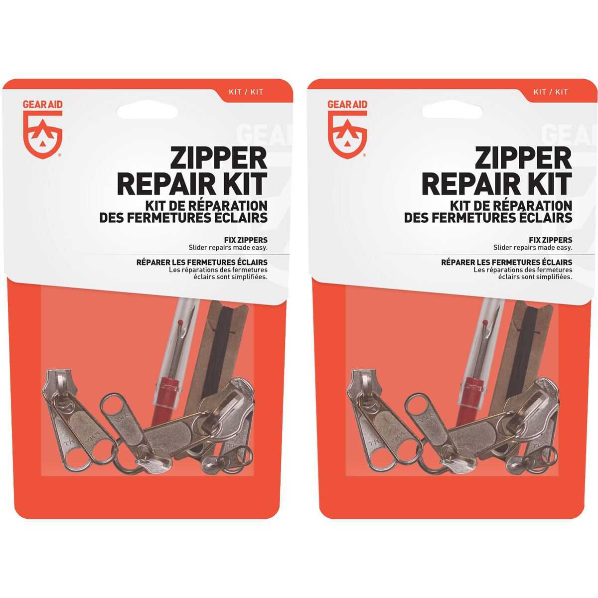 Gear Aid Zipper Repair Kit – 2-Pack