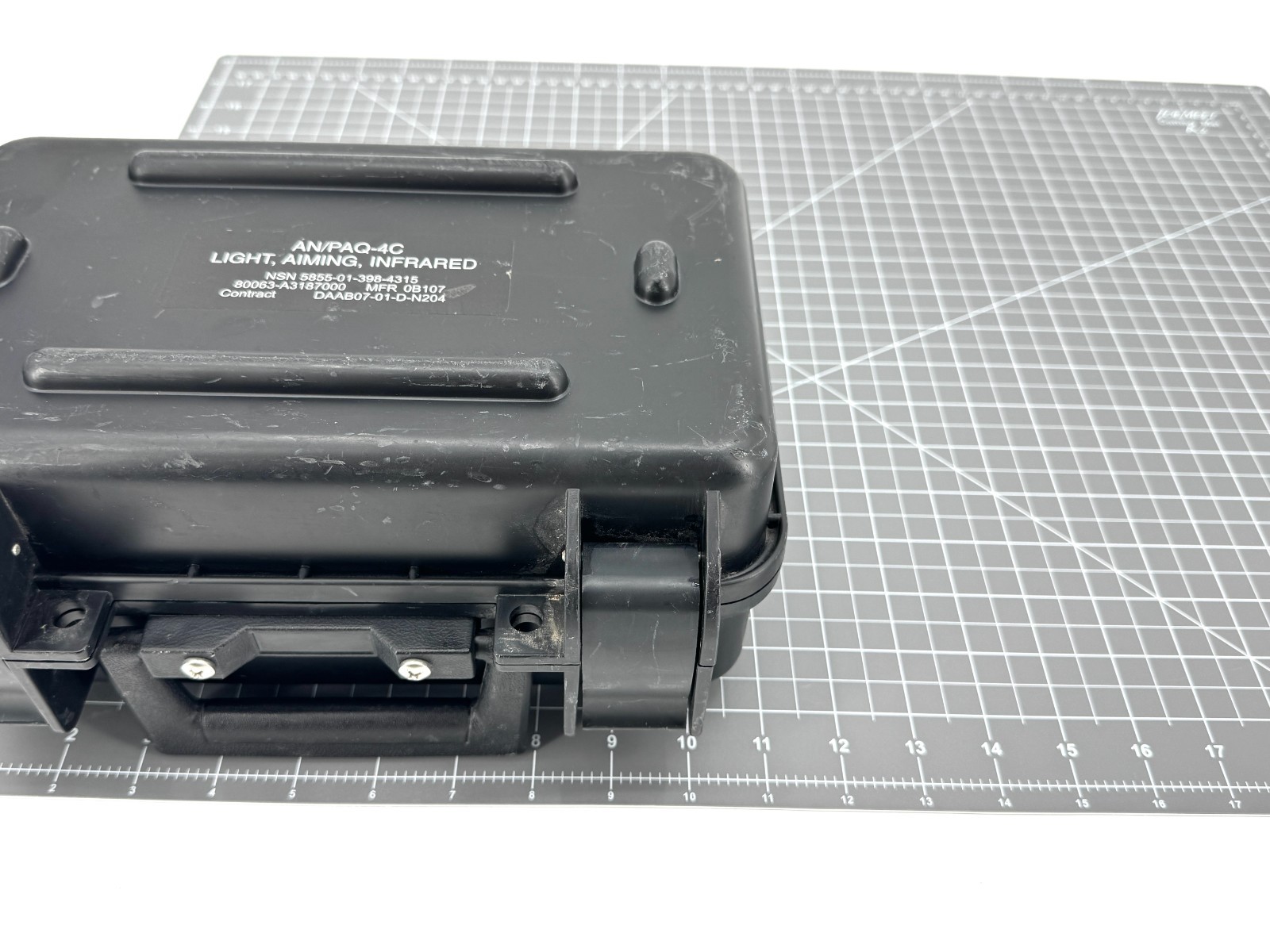 11x9x5 Starlight SC-0450610 AN/PAQ-4C Dry Box Watertight Hard Case Gun Camera