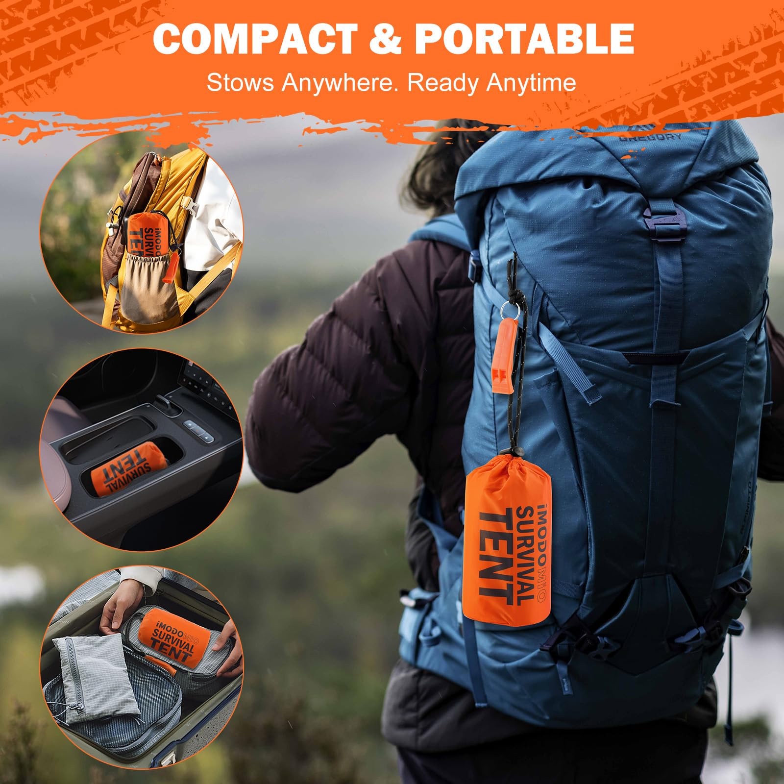 Life Emergency Tent Survival Shelter – 2 Person Mylar Emergency Shelter Tube …