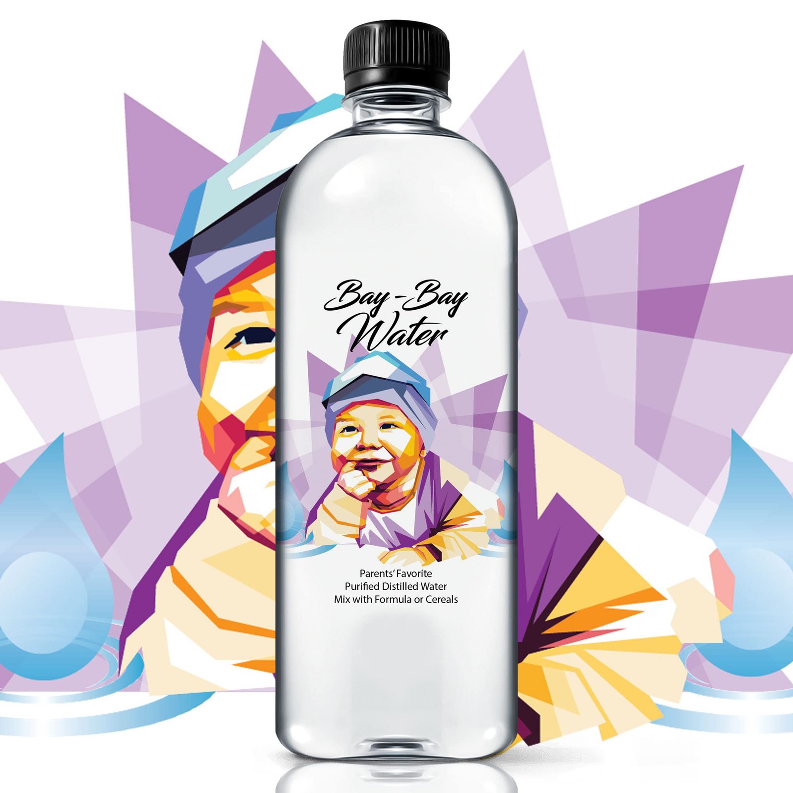 Bay Bay Water Purified Distilled Water for Babies 16.9 oz. Use for Everyda…